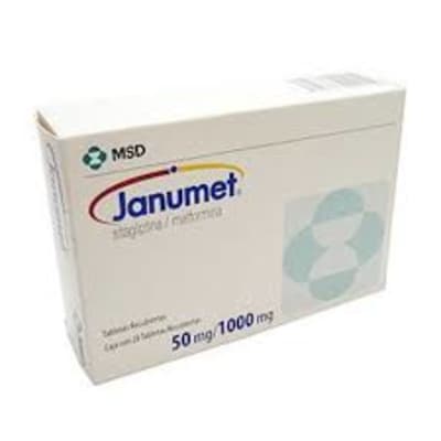Janumet 50/1000 Mg 28 Comprimidos